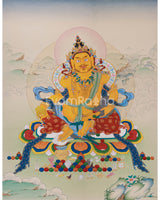 Tibetan Jambhala Thangka