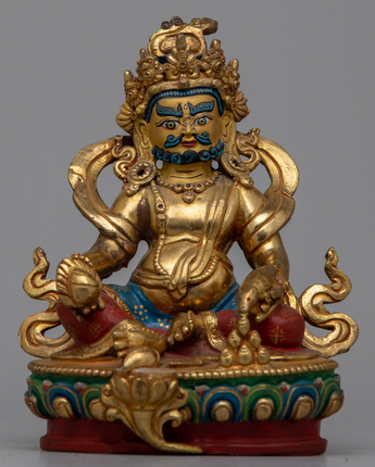 Gold Plated Dzambhala Statue