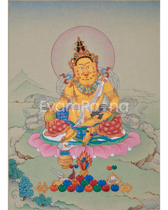 mini-yellow-dzambhala-tibetan-buddhist-prosperity-art