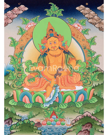 Dzambhala Divine Thangka Artwork