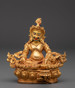 Dzambhala wealth deity sculpture