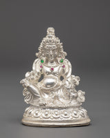 Tibetan Dzambhala Wealth Deity Statue