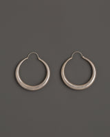 Tibetan Crescent Hoop Earrings