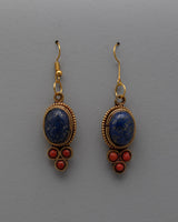 Hoop Gemstone Earrings