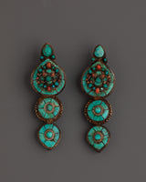 Handcrafted Copper Earring Set
