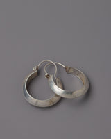 Hoop Silver Earrings Set