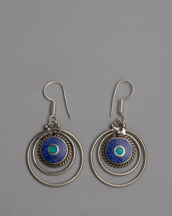 earrings lapis lazuli