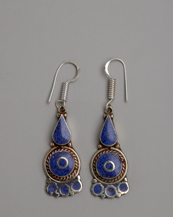 earrings lapis lazuli