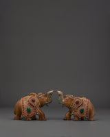 Copper Elephant set