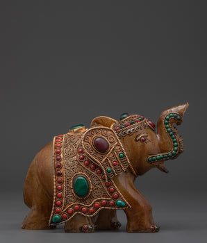 Crystal Elephant Statue