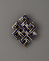 Lapis Lazuli Endless Knot Wall Hanging