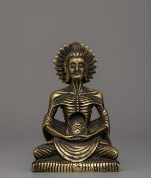 Bronze Fasting Buddha