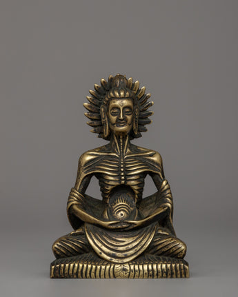 Bronze Fasting Buddha