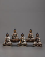 Pancha Buddha Set Statues