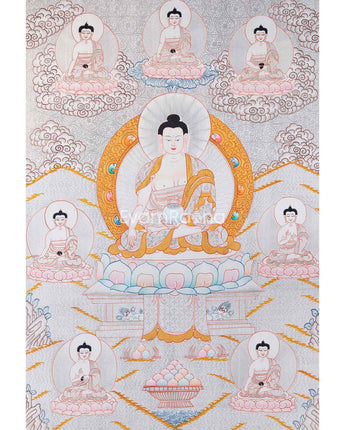 Five Dhyani Buddhas Thangka