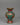 Tibetan Flower Vase with Brass