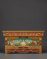 Handcrafted Tibetan Folding Table