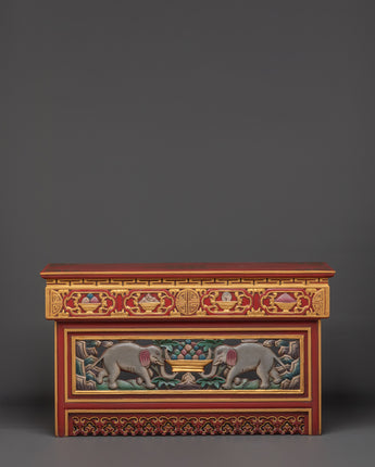 Handmade Tibetan Wooden Folding Table