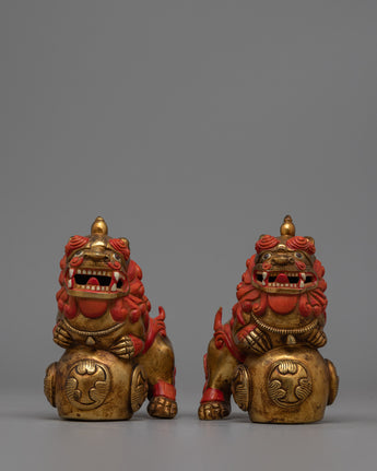Foo Dog Lion Chinese Figurine