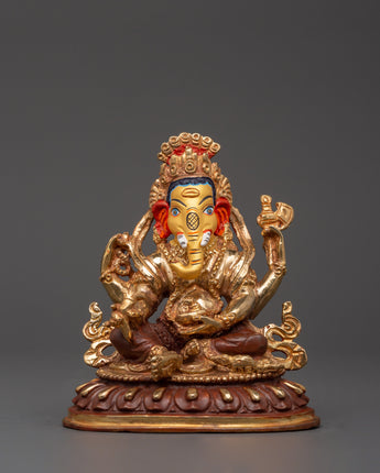 Handcrafted Oxidized Copper Ganesh