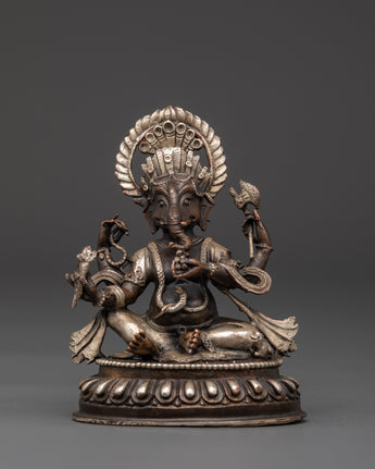 Lord Ganesh blessing statue