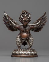 Copper Machine Made Garuda Statue