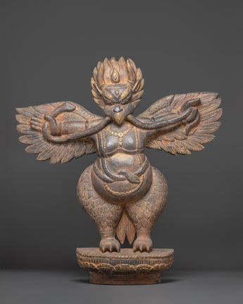 Garuda Wooden Statue