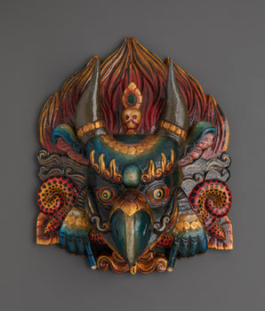 wooden-garuda-mask-wall-hanging