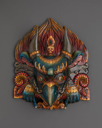 wooden-garuda-mask-wall-hanging