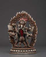 Garuda With Consort Figurine
