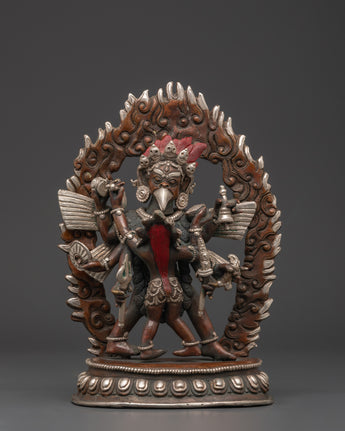 Garuda With Consort Figurine