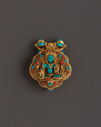 Tibetan Ghau Amulet Locket