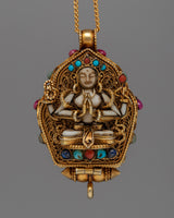 Chenresig Box Ghau Locket