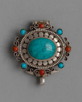 Turquoise Ghau Box Locket