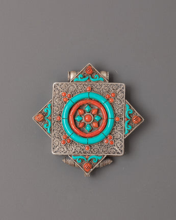 Mandala Ghau Box Locket