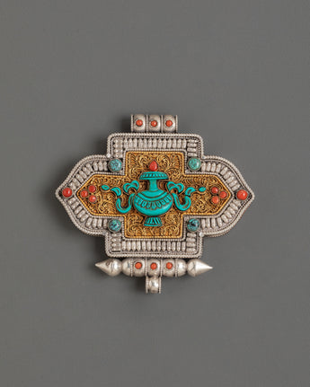 Handcrafted Tibetan Buddhist Ghau Box Locket