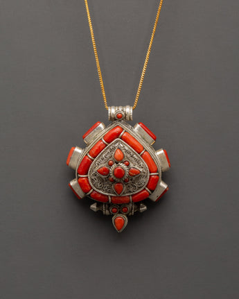 Handcrafted Tibetan Ghau Amulet Locket