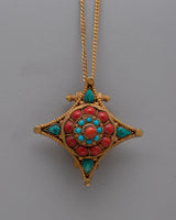 Handcrafted Tibetan Ghau Box Locket