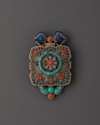Tibetan Ghau locket charm