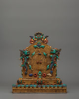 Decorative Tibetan Gau Shrine Box