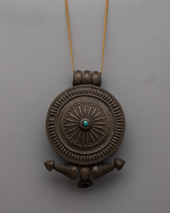 Exquisite Tibetan Ghau Prayer Box