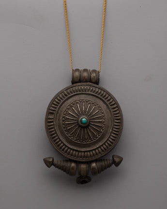 Exquisite Tibetan Ghau Prayer Box