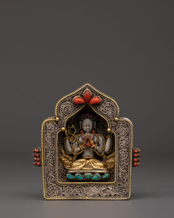 Silver Gold-Plated Ghau Box