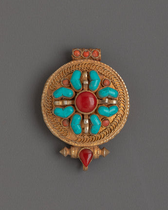 Tibetan Spiritual Ghau Box Locket