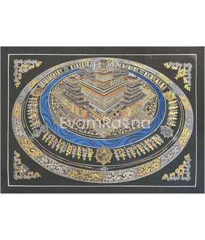 Golden Kalachakra Mandala