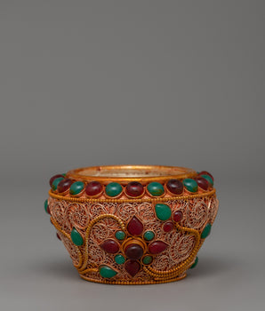 Handcrafted Copper Ritual Offering Bowl