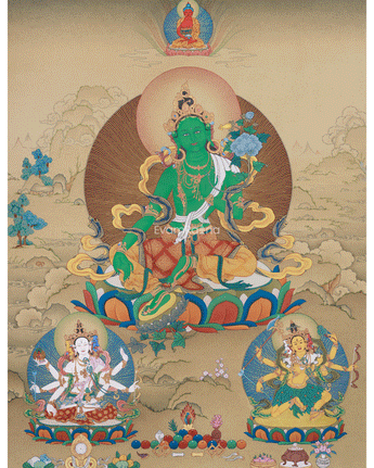 Himalayan Buddhist Goddess Green Tara