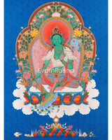 Green Tara Thangka