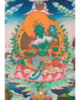 Green Tara Thangka