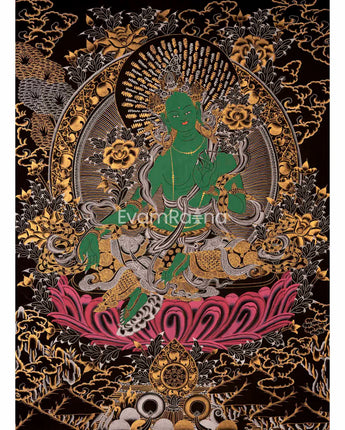 Green Tara Thangka